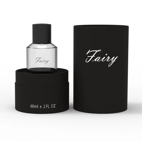Empty high quality cylinder transparent OEM glass 50 ml perfume bottle with gift box pump sprayer