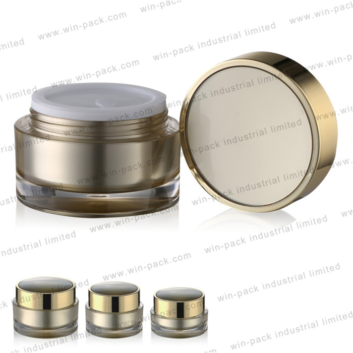 Empty large capacity jar 15g 30g 50g 75g acrylic plastic eye cream eye shadow nail laser powder packing jar