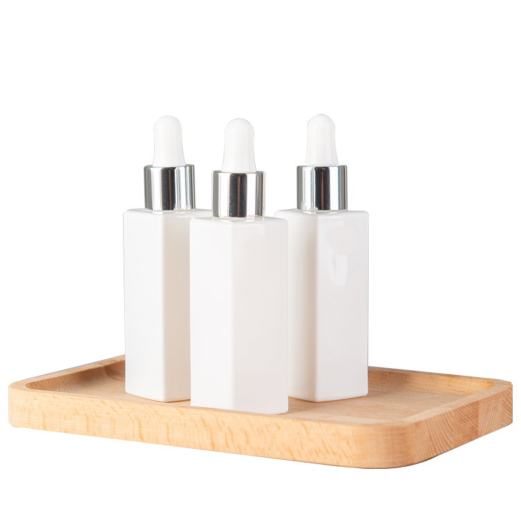Empty luxury cosmetic bottle packaging oil cosmetic glass dropper bottle
