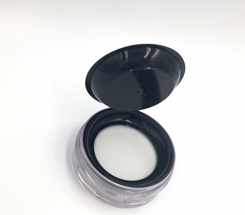 Empty makeup containers cosmetic loose powder jars with sifters