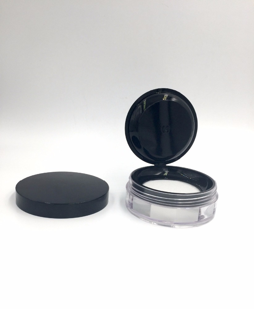 Empty makeup containers cosmetic loose powder jars with sifters