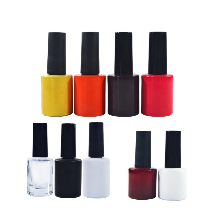 Empty nail polish packaging 10ml cosmetic glass nail polish bottle