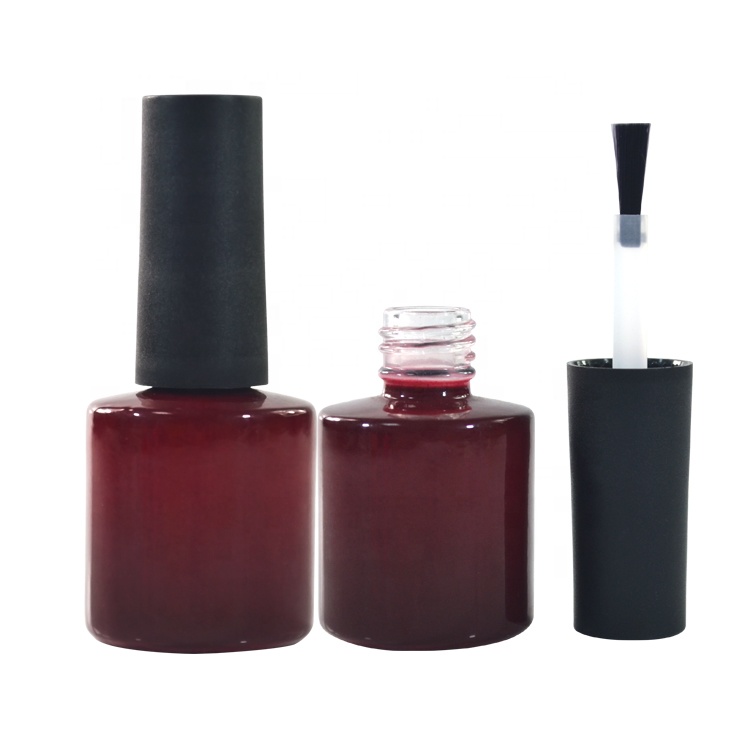 Empty nail polish packaging 10ml cosmetic glass nail polish bottle