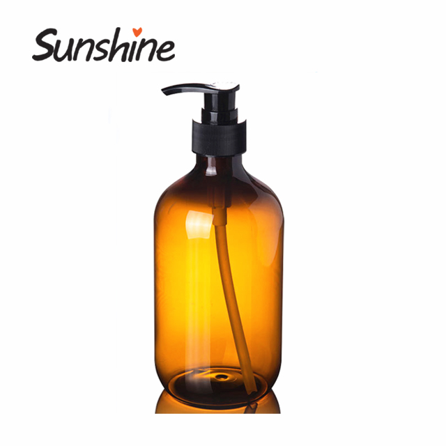 Empty pet 500ml plastic bottle shower gel shampoo bottle