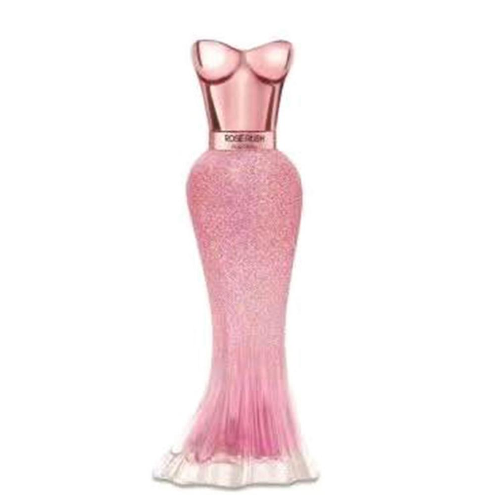 Empty pink color woman body shape perfume glass bottle 100ml