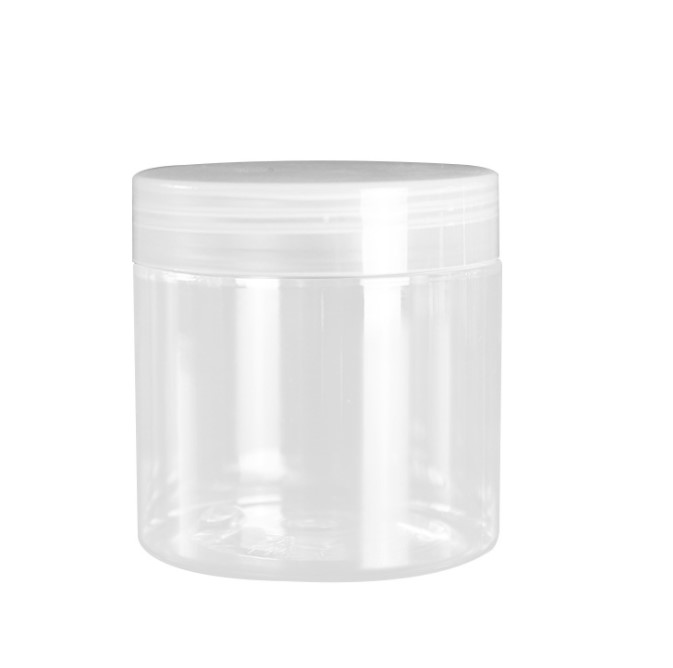Empty plastic PET jars 50ml 80ml 100ml 120ml 200ml 250ml plastic conatiners with aluminum lids