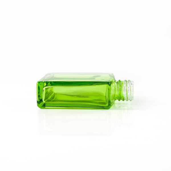 Empty rectangle square 1oz 30ml glass bottle for essential oil perfume