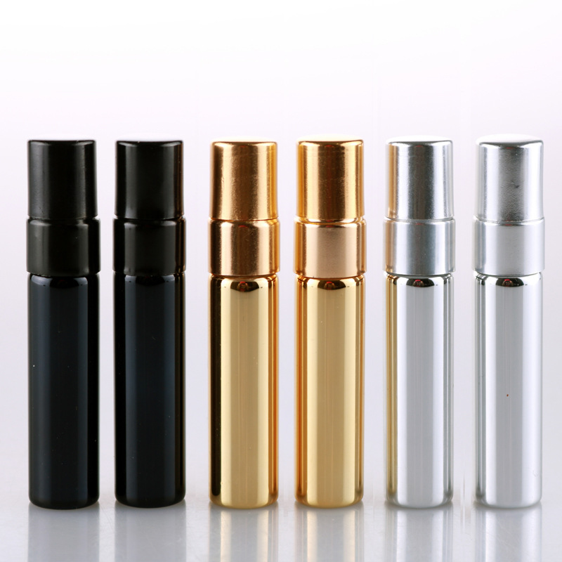 Empty refillable 5ml mini portable perfume spray glass bottle for free samples