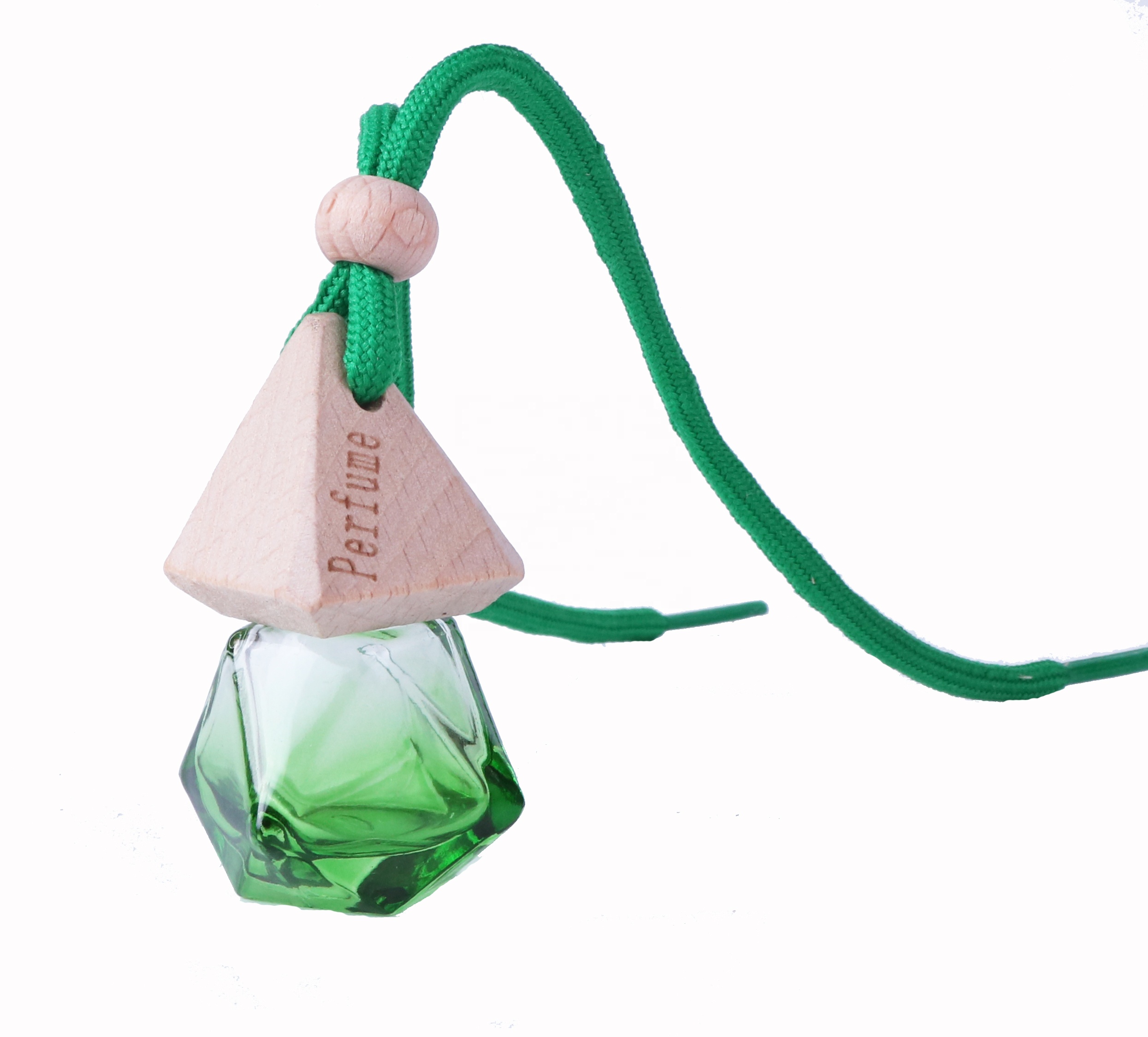 Empty refillable colorful good quality glass perfume bottle China manufacturers car fragrance reed diffuser perfume hang bottle