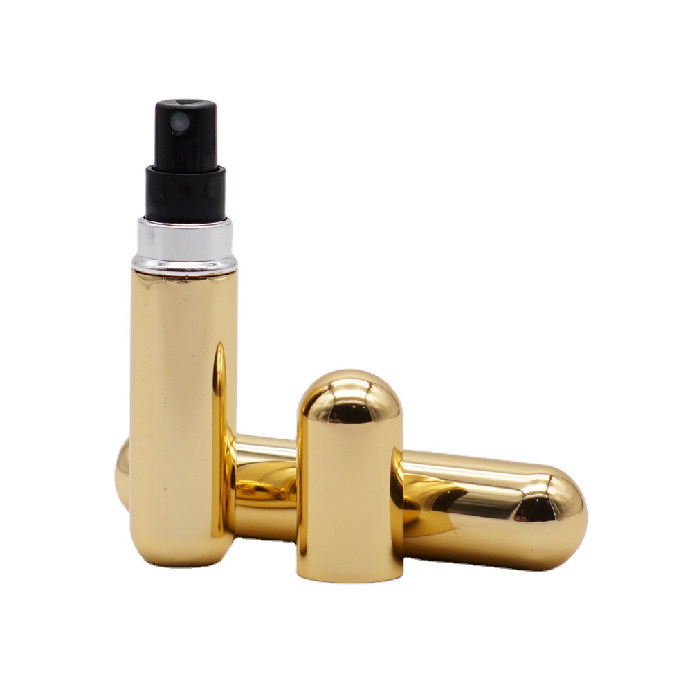 Empty refillable perfume atomizer 5ml mini glass perfume bottles pocket perfume bottle