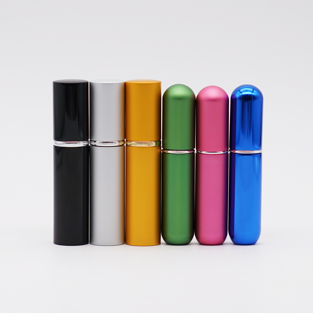 Empty refillable perfume atomizer 5ml mini glass perfume bottles pocket perfume bottle