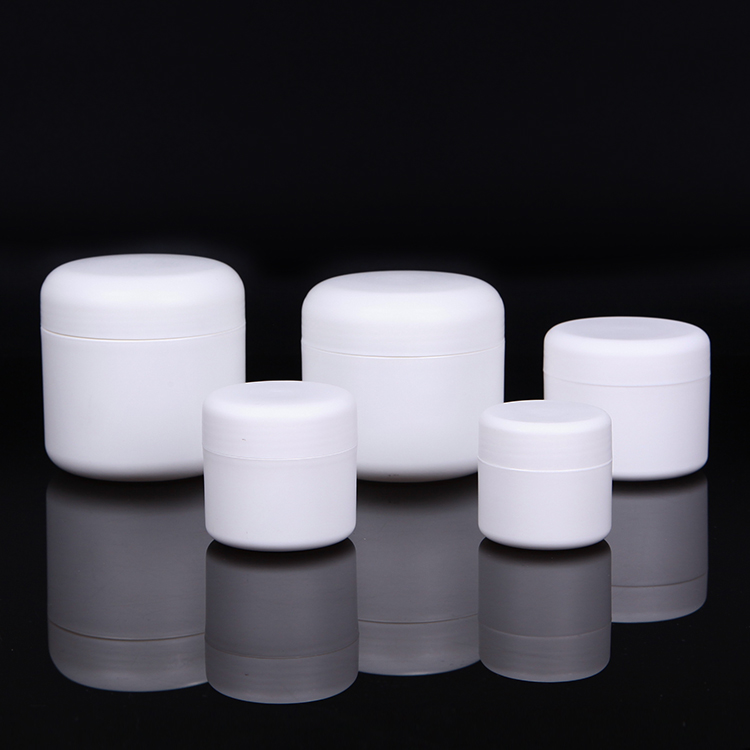 Empty repairing gel cream white color PP plastic jars 200ml 250ml 100ml 50ml 30ml