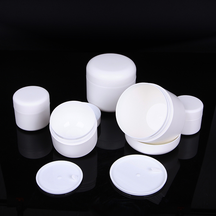 Empty repairing gel cream white color PP plastic jars 200ml 250ml 100ml 50ml 30ml