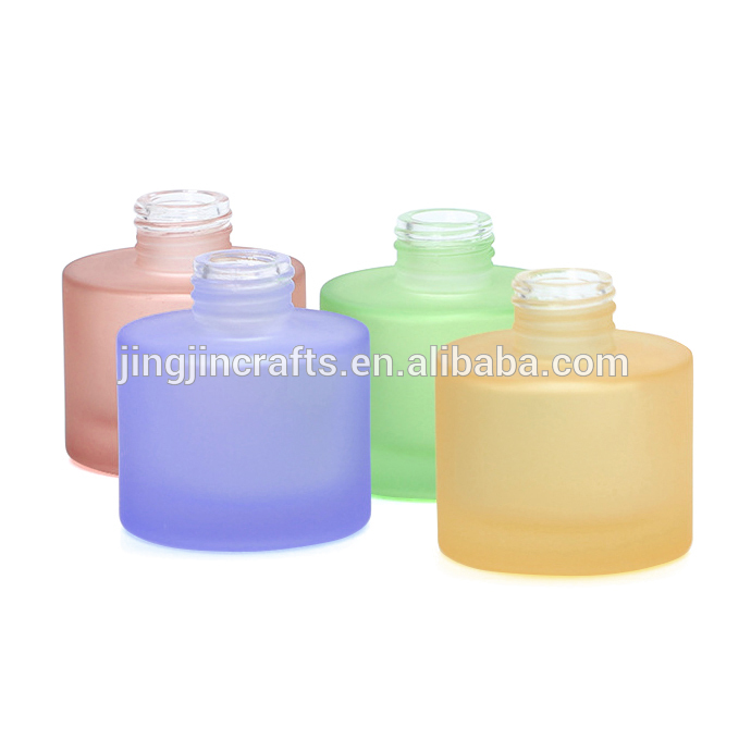 Empty round reed diffuser glass bottle aroma reed diffuser glass bottle