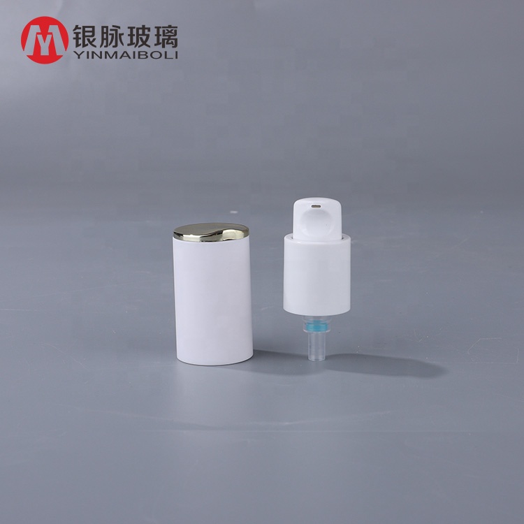 Empty sets clear frosted glass cream jar glass flat bottle for toner lotion cosmetic packaging