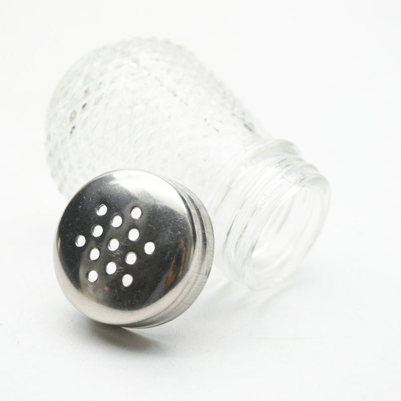 Empty small pepper seasoning shaker bottle glass spice jar 40ml Bottle Spice Jar Container