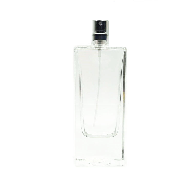 Empty square luxury perfume bottles 90ml glass spray bottle