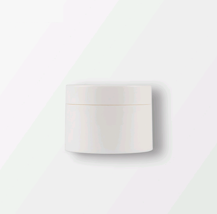 Empty white cosmetic container manufacturer 4oz cosmetic jar for cream