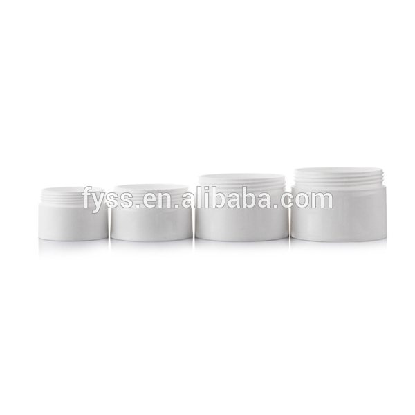 Empty white cosmetic container manufacturer 4oz cosmetic jar for cream