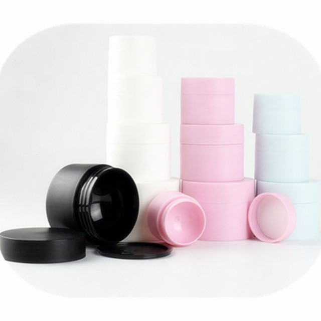 Empty wholesale 2 oz plastic pp plastic cosmetic jar 5g 10g 15g 20g 30g 50 g