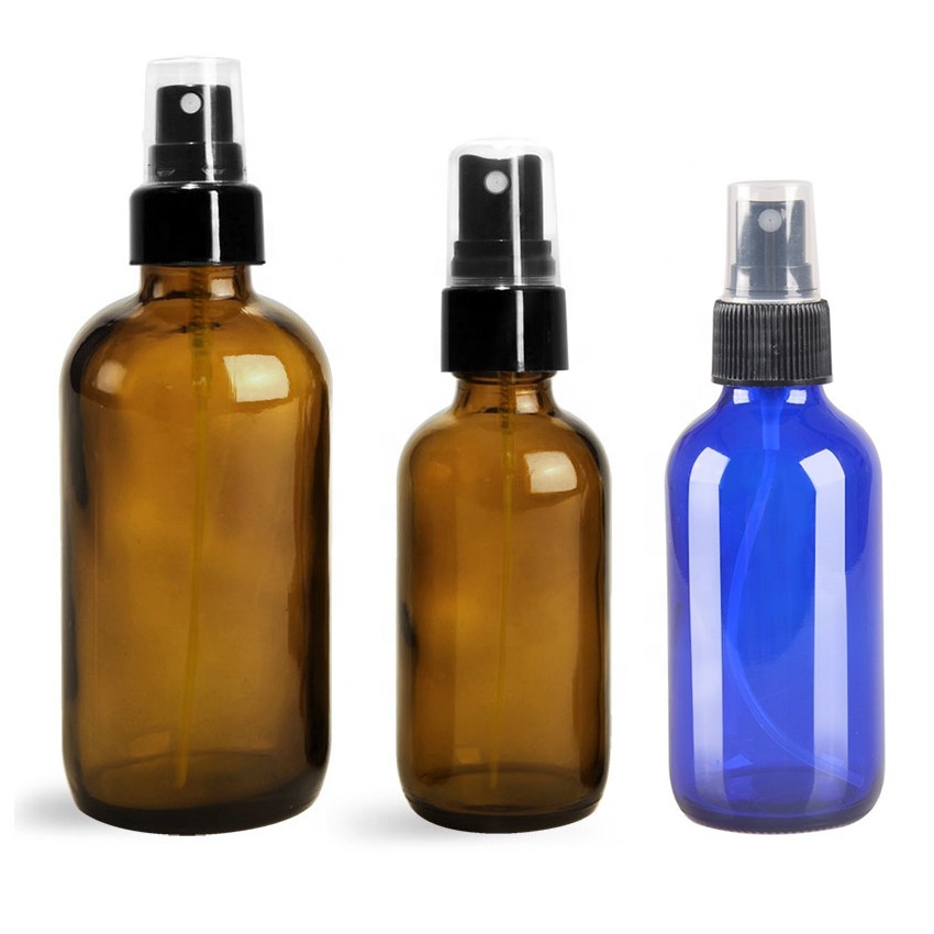 Empty16oz Clear Round Shape Glass Kombucha Beverage Boston Round Glass Bottle