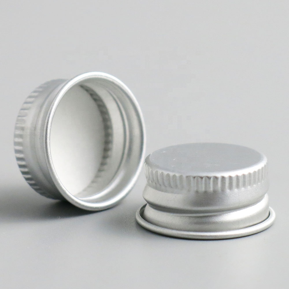 Empty8ml 15ml 20ml 30ml Clear Glass Bottle With Aluminum screw Cap Small Glass Small Vials For Essential Oil Use