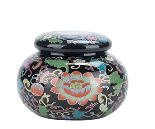 Enamel sealed small storage jar ceramic packaging food packaging candy packaging can