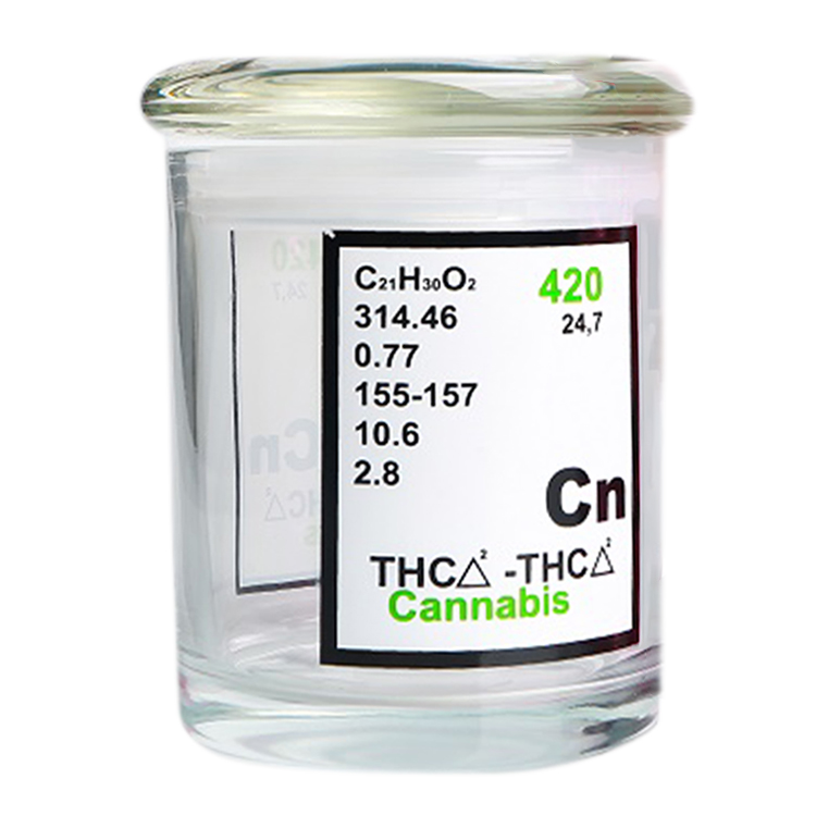 Engrave logo air tight child proof weed airtight storage jars with lid