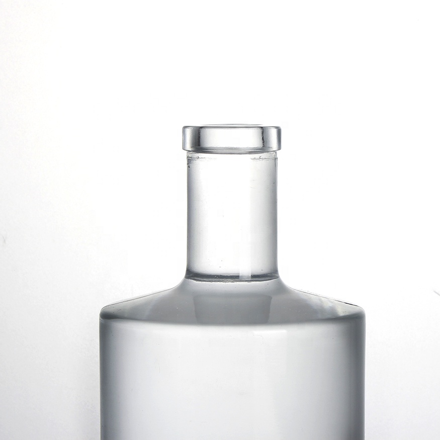 Engraved Extra Flint Cork Gin Bottle 700ml Provided Top Rum Tequila Wide Finish Mescal Agave Spirit Liqueur Round Liquor Glass