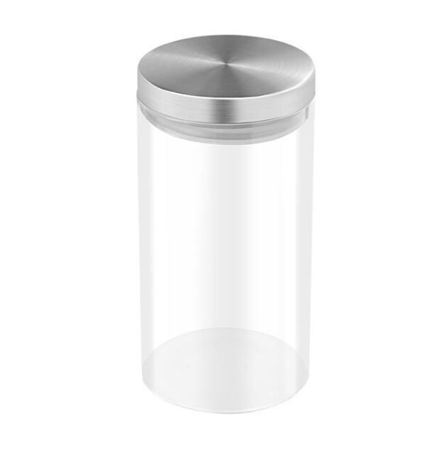 Enlarged Thickened Airtight Glass Jars With Stainless Steel Lids High Capacity Food Storage Canisters Kitchen Spice For Pantry
