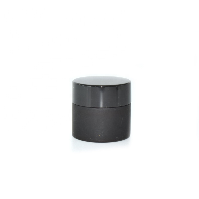 Envases Cosmeticos eco friendly frosted amber glass cream 5ml jar