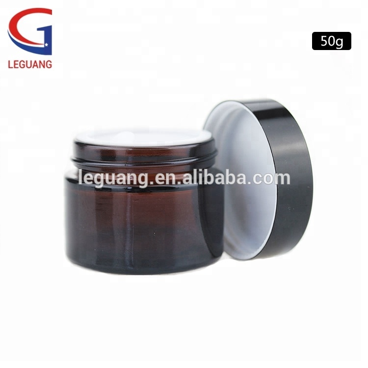 Envases cosmetics care stock mask medical amber green cosmetic glass jars and bottles and jars container