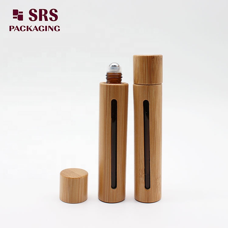 Environment-Friendly 8ML Roll On Bamboo Essential Oil Bottle