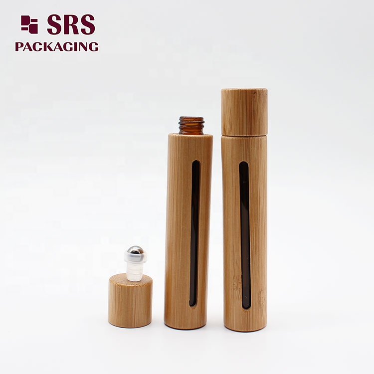 Environment-Friendly 8ML Roll On Bamboo Essential Oil Bottle