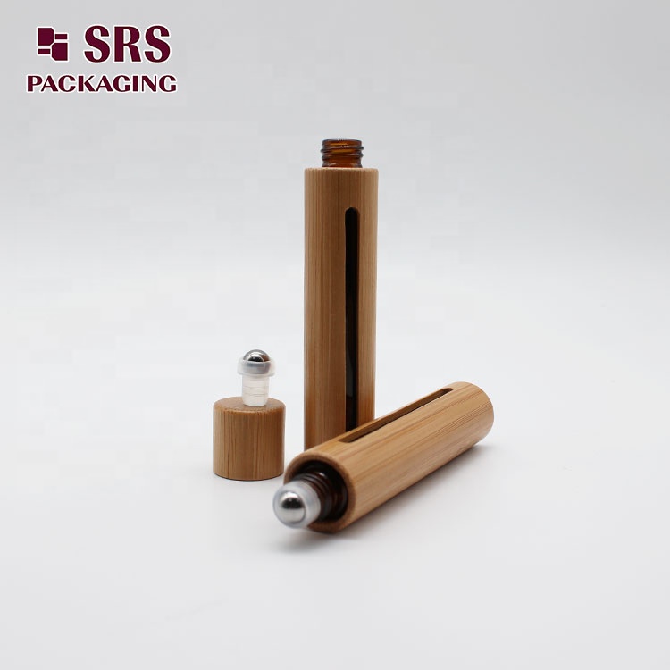 Environment-Friendly 8ML Roll On Bamboo Essential Oil Bottle