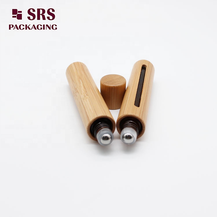 Environment-Friendly 8ML Roll On Bamboo Essential Oil Bottle