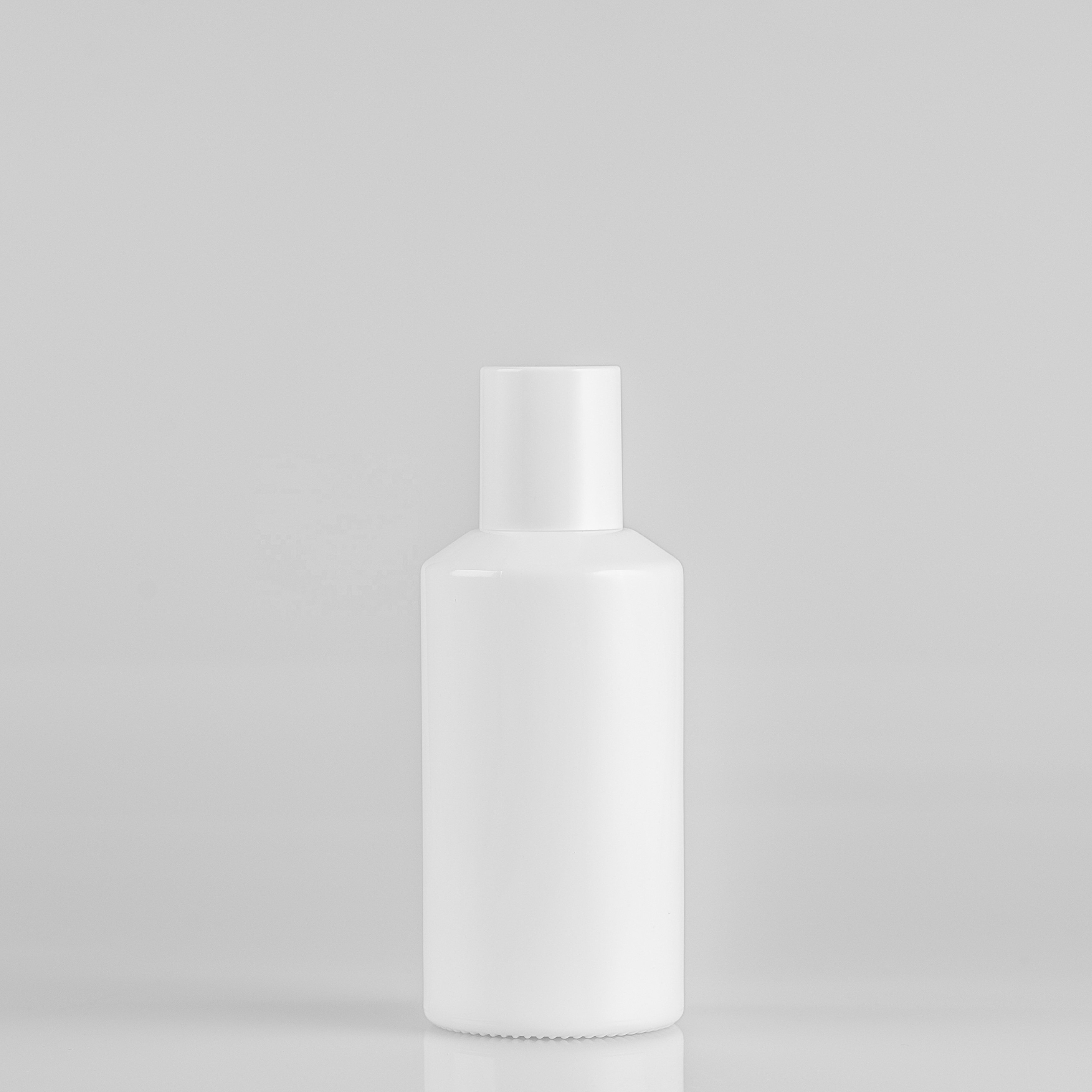 Environmental friendly cosmetics skincare opal glass bottle and jar packaging