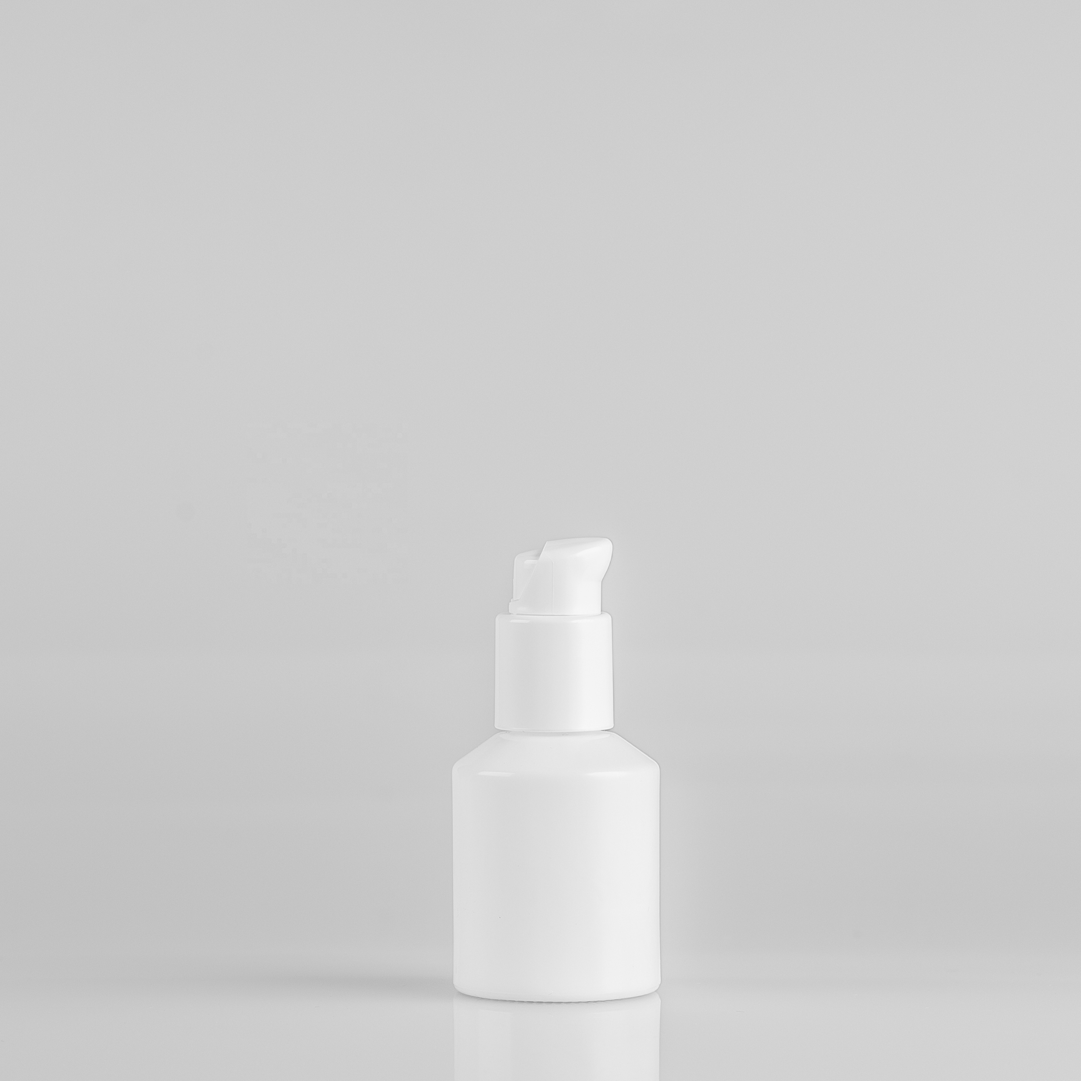 Environmental friendly cosmetics skincare opal glass bottle and jar packaging