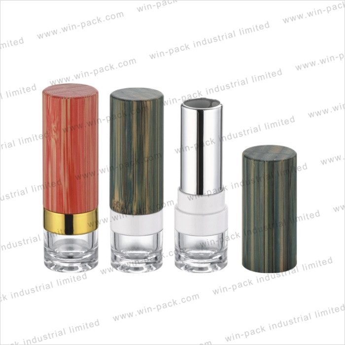 Environmental protection bamboo lip balm tubes lipstick tube container