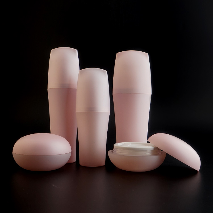 Ergonomic Comfortable Egg Shaped Cream Jar 30ml Cobble Designed Cosmetic Jar 1oz