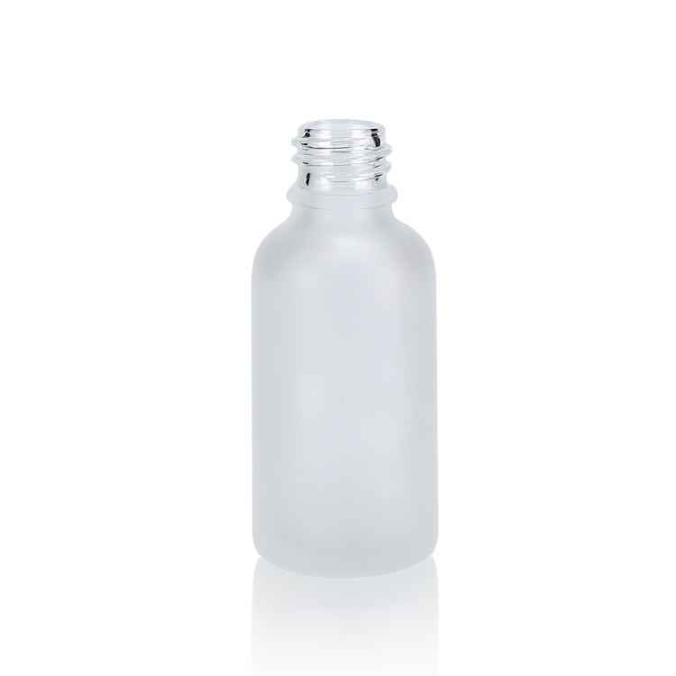 Essence Oil Serum Double Walled Acrylic Bottles 30ml Clear Frosted Glass Dropper Essential Oil Screen Printing Personal Care