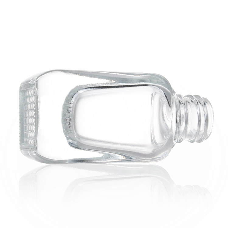 Essence Oil Square Thick Bottle 15ml Clear Glass Essential Oil Screen Printing Personal Care Screw Cap