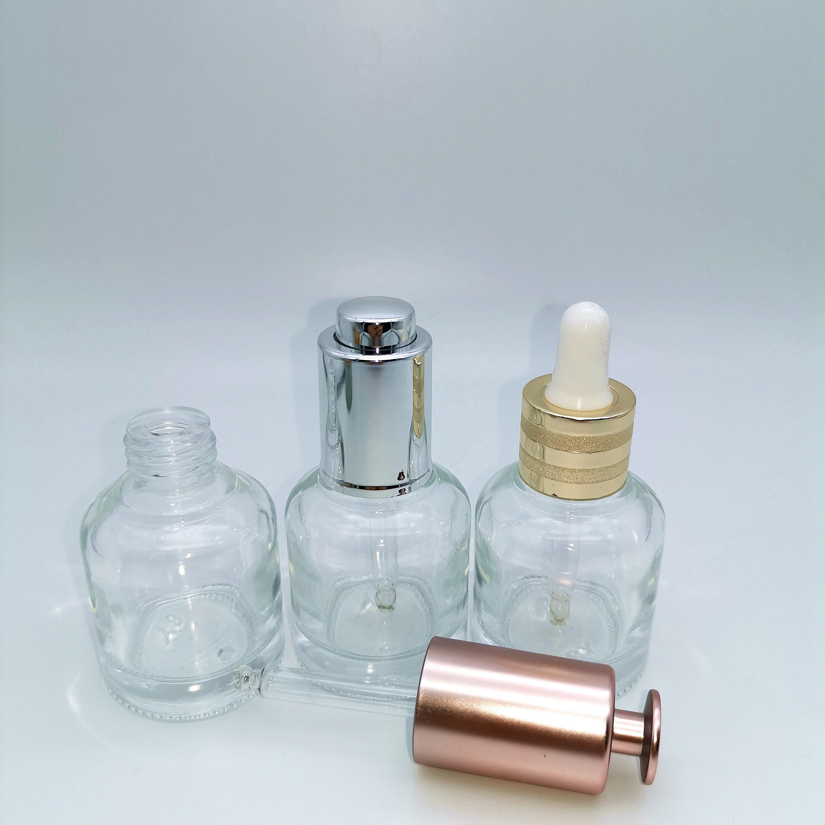 Essential Oil 100ml Glass Bottles Glass Dropper Pump