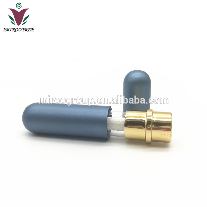 Essential Oil Aromatherapy Aluminum Metal Blank Nasal Inhaler Tubes Refill Blank Nasal Container Aluminum Inhalers
