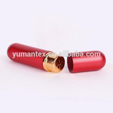 Essential Oil Aromatherapy Blank metal Nasal Inhaler Tubes Muti Color Blank Nasal Containers