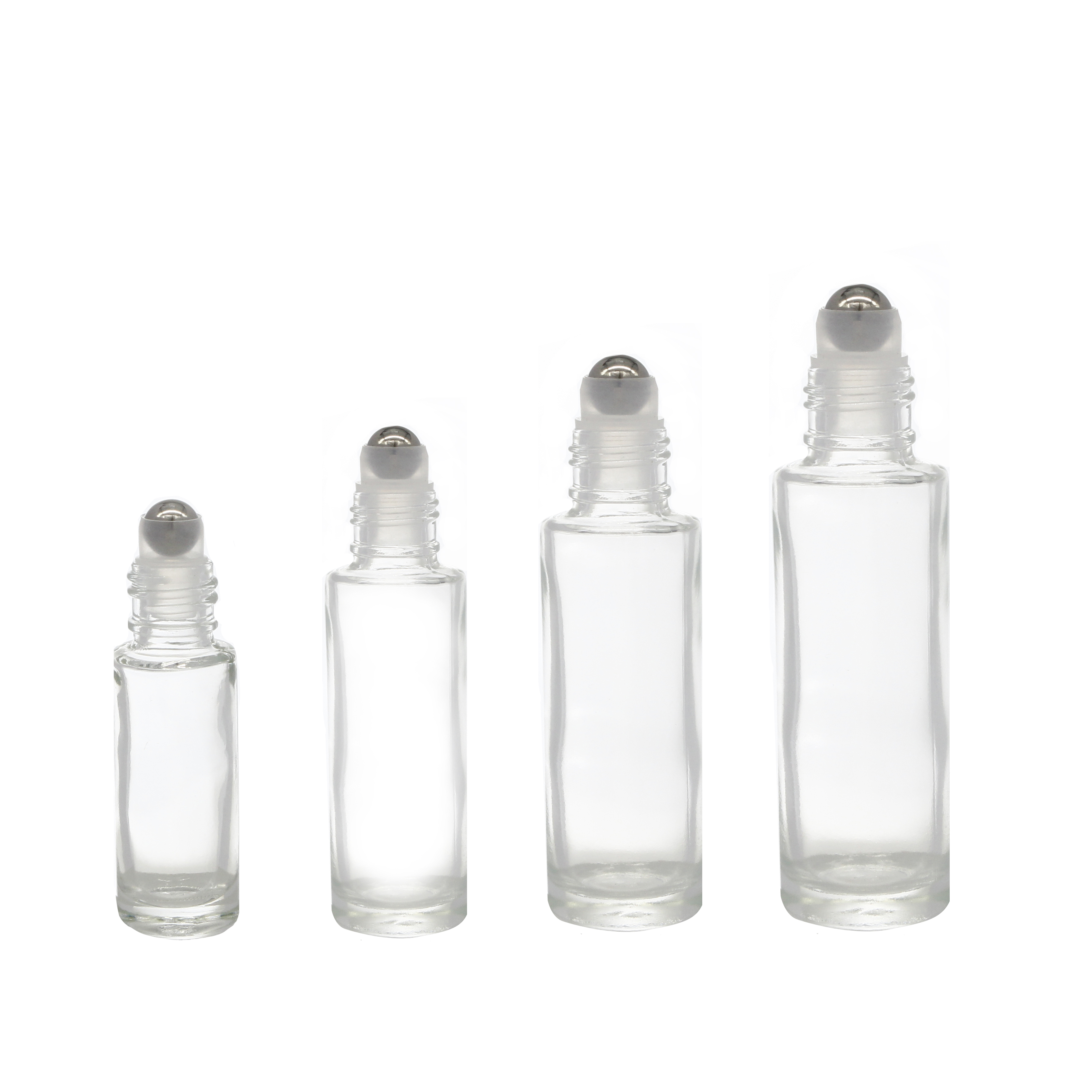 Essential Oil Bottle Lip Gloss Roller Tube With Ball Frost Glass Roll On Perfume Bottle 5ml 6ml