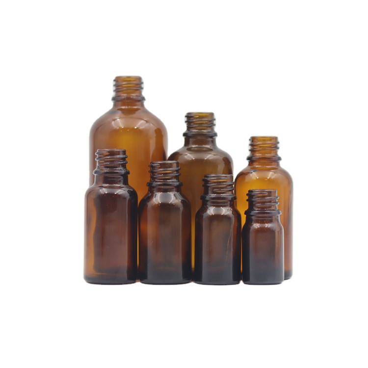 Essential Oil Bottle with Dropper Wholesale 5ml 10ml 15ml 20ml 30ml 50ml 100ml Empty Glass Screen Printing Personal Care
