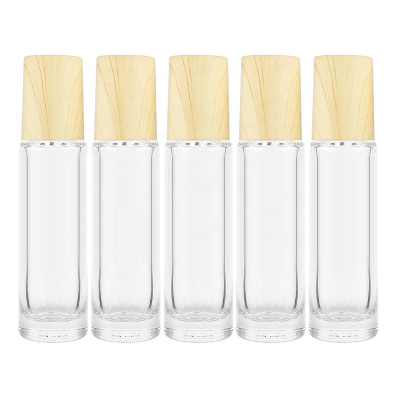 Essential Oil Bottles Roll On bottle 10ml bamboo roller bottle