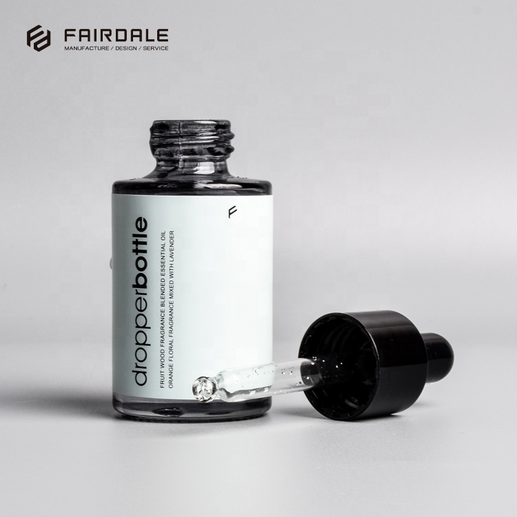 Essential Oil Dropper Cosmetic Packaging 30ml Glass Bottles Essential Oil Bottle