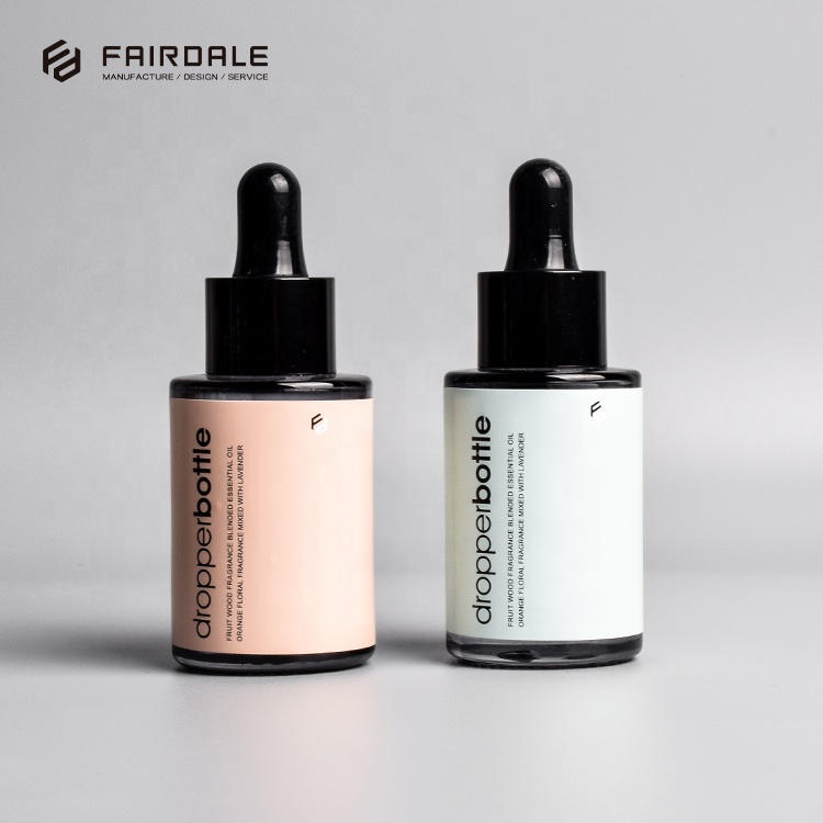 Essential Oil Dropper Cosmetic Packaging 30ml Glass Bottles Essential Oil Bottle